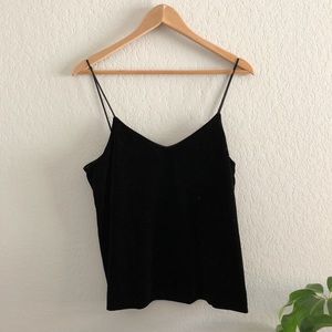 Velvet tank top